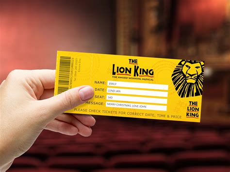 lion king tickets ticketmaster